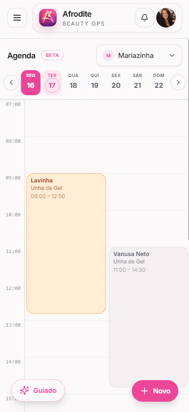 Agenda no celular